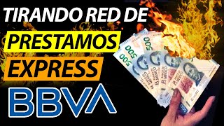 Préstamo personal ESTAFA Crédito rápido quirografario BBVA online FRAUDE [upl. by Esiuolyram]