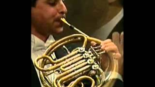 Will Sanders Horn playing incredibly Sinfonia Domestica by RStrauss [upl. by Nyahs894]