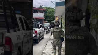 Operativo de la Marina y Policia Estatal en PozaRica Veracruz [upl. by Yrro]