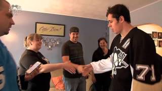 Evgeni Malkin Personally Delivers Tickets 9913 [upl. by Neffets]