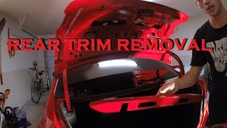 2017 WRX Rear Trim Camera and Plate Lights Removal [upl. by West]