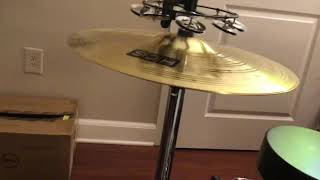 Meinl Percussion Headliner series hi hat tambourine HTHH1BK [upl. by Ynnol]