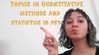 ODTÜ PSİKOLOJİ  Topics in Quantitative Methods and Statistics in Psychology ders tanıtım 3 sınıf [upl. by Lucier800]