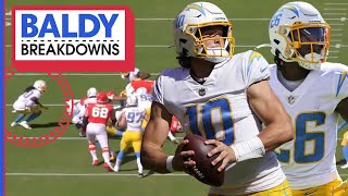 How the Chargers Took Down the Chiefs at Arrowhead  Baldy Breakdowns [upl. by Leamaj]