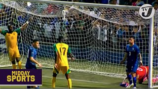 Reggae Boyz Defeat Nicaragua 20 in CONCACAF Nations League middaysportsnews [upl. by Gnet]