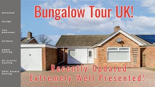 BUNGALOW TOUR UK For Sale £270000 Narborough Norfolk  Longsons Estate Agents [upl. by Thatcher]