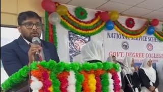 NSS unit of GDC Surankote organized valedictory session 2024 Prize Distribution [upl. by Atorod]