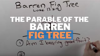 The Parable of the Barren Fig Tree Summary and Meaning [upl. by Airdnal]