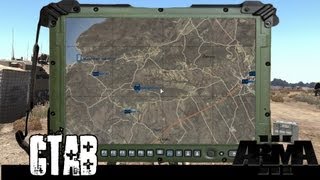 ArmA 3 cTab First Look  Commanders Tablet  FBCB2 Bluforce Tracker UAV and Helmetcam Interface [upl. by Edea]