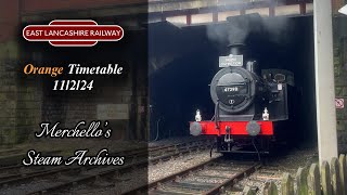 East Lancashire Railway Orange Timetable 110224 ft 2890 amp 47298  MSA [upl. by Joyan983]