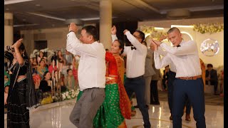 Group dance to the popular Nepali song Rimai  Wedding series SuBhaKoMaya  Nepali wedding UK [upl. by Hoeve]