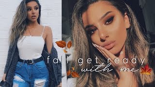 Get Ready With Me  MAKEUP HAIR amp OUTFIT  FALL CASUAL  HUGE ANNOUNCEMENT AD [upl. by Nnairb953]