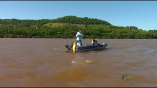 TERRA DA GENTE YACUMÃ PESCA DOURADO RIO URUGUAI [upl. by Inittirb]