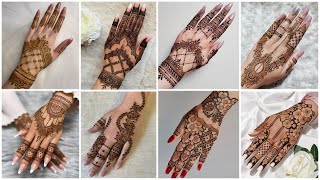 Newest Back Hand Mehndi Design 2024  Eid Mehandi Design  Easy And Simple Back Hand Henna Designs [upl. by Aicirtac]