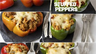 Easy Stuffed Peppers Recipe  The Perfect Stuffed Bell Peppers How To make stuffed bell peppers [upl. by Saffian]