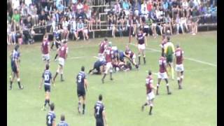 Jan Serfontein scores a try for Grey Bloem vs Kearsney 2011 [upl. by Nosnorb]