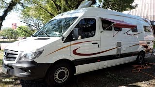 Motorhome MB Sprinter 415 2017 Montagem Scheid  Solange e Pandolfo [upl. by Yona]