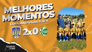 Gols Academia do Futebol 2x0 Juventude  Copa Maravilha Sub11 de Futebol [upl. by Cynera]