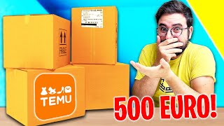 MEGA UNBOXING DA 500€ SU TEMU ho esagerato [upl. by Aloek]