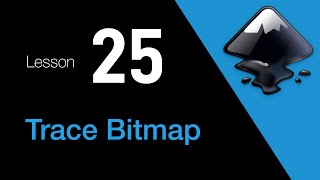 25 Trace Bitmap in Inkscape 13 [upl. by Eeclehc]