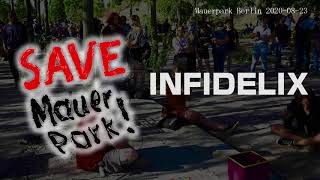 Infidelixmusic quotAlienquot  Rap Street Music Busking at Mauerpark Berlin [upl. by Ardnosak]