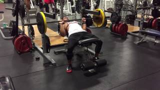 Incline Overcoming Isometric Barbell Bench Press Post Activation Potentiation Protocol [upl. by Becht]