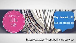 International Bulk SMS Service  BOL7 SMS Gateway [upl. by Wainwright]