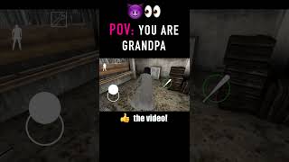 Why did Grandpa hit Slendrina in v18 👀 shorts granny granny3 [upl. by Ris]