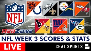 NFL Week 3 RedZone Live Streaming Scoreboard Highlights Scores Stats News amp Analysis [upl. by Filahk161]