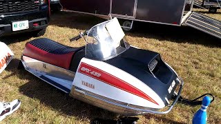 1975 Yamaha 433 GPX Vintage Snowmobile  Steve Bushways 1975 Yamaha GPX 433 [upl. by Ecnerual]