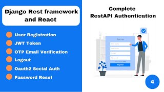 Complete Django Rest Framework JWT Authentication System  part 4 Google Social Auth [upl. by Suidualc]