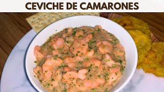 Delicioso CEVICHE DE CAMARONES al estilo Colombiano  Cómo hacer CEVICHE DE CAMARONES [upl. by Britt]