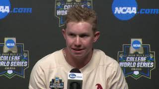 2018 College World Series  CWS Game 3 Press Conference Arkansas [upl. by Abijah]