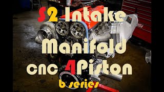 Installing a Skunk2 intake manifold and throttle body PART 1 [upl. by Ytinav]