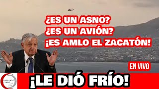 ¡AMLO EL ZACATÓN Sobrevuela Acapulco [upl. by Anihsat995]