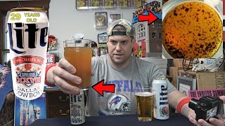 Can Drinking a 29 Year Old Miller Lite Finally Help The Buffalo Bills Win The Super Bowl  LA BEAST [upl. by Nnuahs410]