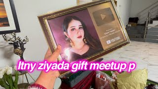 Itna ziyada gift meetup py  meetup kaisa rha  Sitara Yaseen vlog [upl. by Comethuauc228]