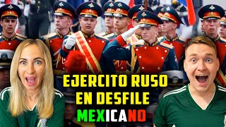 🇲🇽SOLDADOS RUSOS MARCHAN en el DESFILE MILITAR MEXICANO 2023  REACCIÓN a RUSIA y MÉXICO ALIANZA [upl. by Hanako]