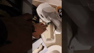 TOTO toilet How to install or remove [upl. by Cirdek]