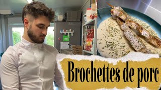 Brochettes de porc  recette facile  rapide et pas cher [upl. by Blessington]