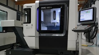 DMG MORI DMC 650 V  GS Werkzeugmaschinen [upl. by Nedyrb844]