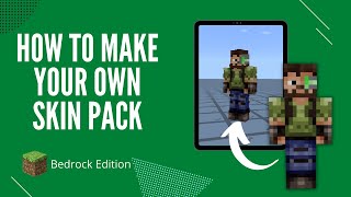 How To Create Your Own Skin Pack For Minecraft Bedrock Edition [upl. by Thoma]