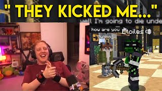 Philza Cant Stop Laughing After Seeing Etoiles Rage Quit In The Qsmp Minecraft [upl. by Alyl]