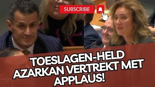 Toeslagenheld Azarkan vertrekt met APPLAUS [upl. by Noret]