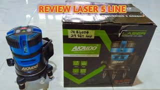 REVIEW LASER LEVEL MURAH ‼️AKAIDO 5 LINE❗ Thekuk official [upl. by Annawaj26]