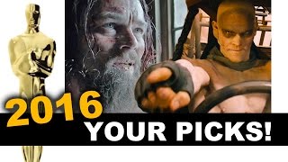 Oscars 2016 Winners  Audience Vote amp Reaction  Beyond The Trailer [upl. by Nanreh8]