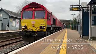 Trains at Bedwyn  040223 [upl. by Dowzall373]