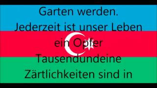 Nationalhymne von Aserbaidschan deutsche Übersetzung [upl. by Ythomit595]