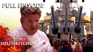 Hells Kitchen Season 15  Ep 16  Epic Finale Kitchen Showdown On USS Iowa  Full Episode [upl. by Enyaw556]