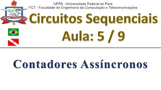 Contadores Assíncronos  Circuitos Sequenciais  05  Eletrônica Digital [upl. by Mani]